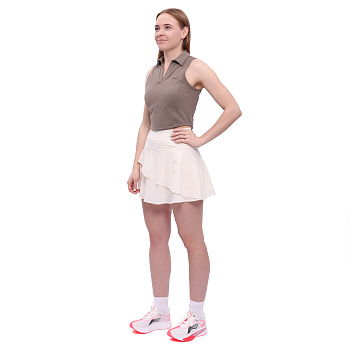 AKSV938-1 Юбка Tennis Молочный